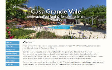 A professional website for your holiday home, cottage, gite, bed and breakfast, chambres d'hôtes etc.